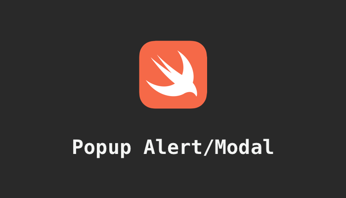 Popup alert in Swift