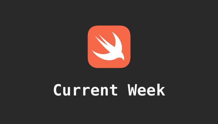 Get the current week in Swift